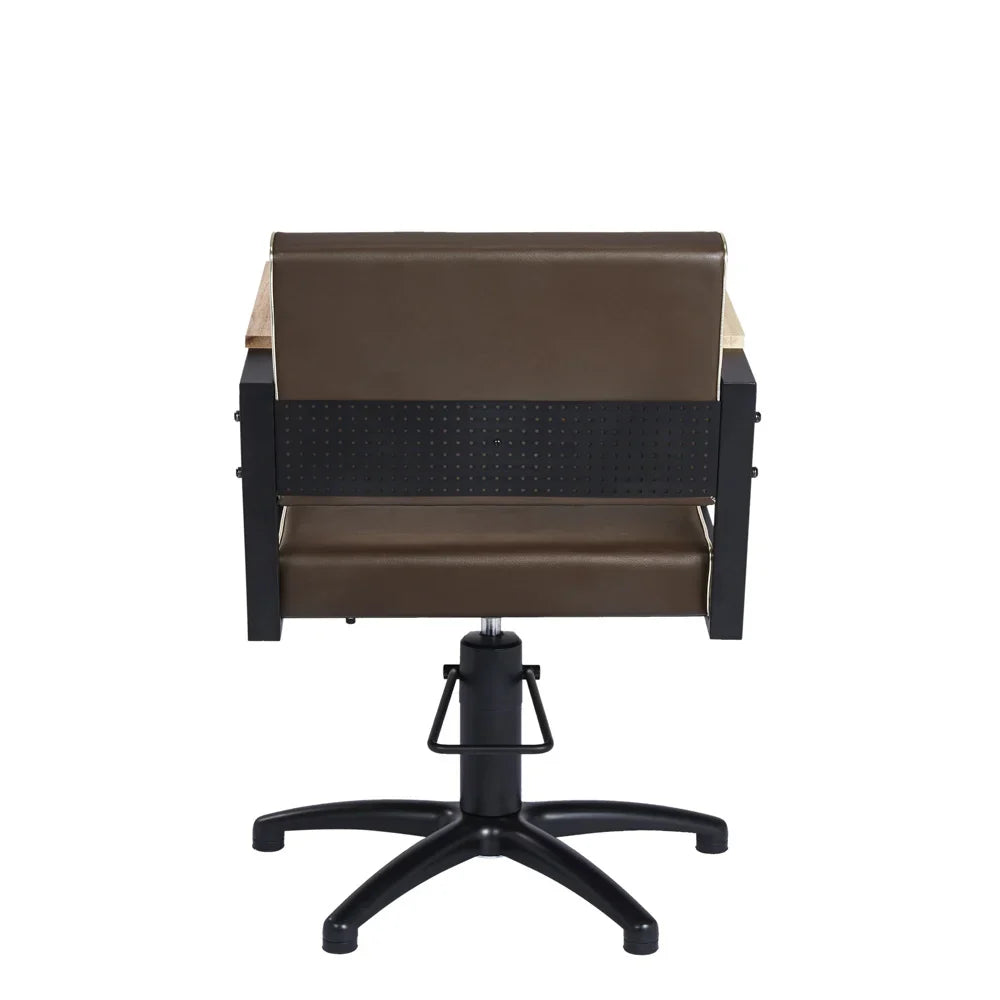Mirplay Fauteuil Barbier Ocean Sur Piétement Etoile Noir