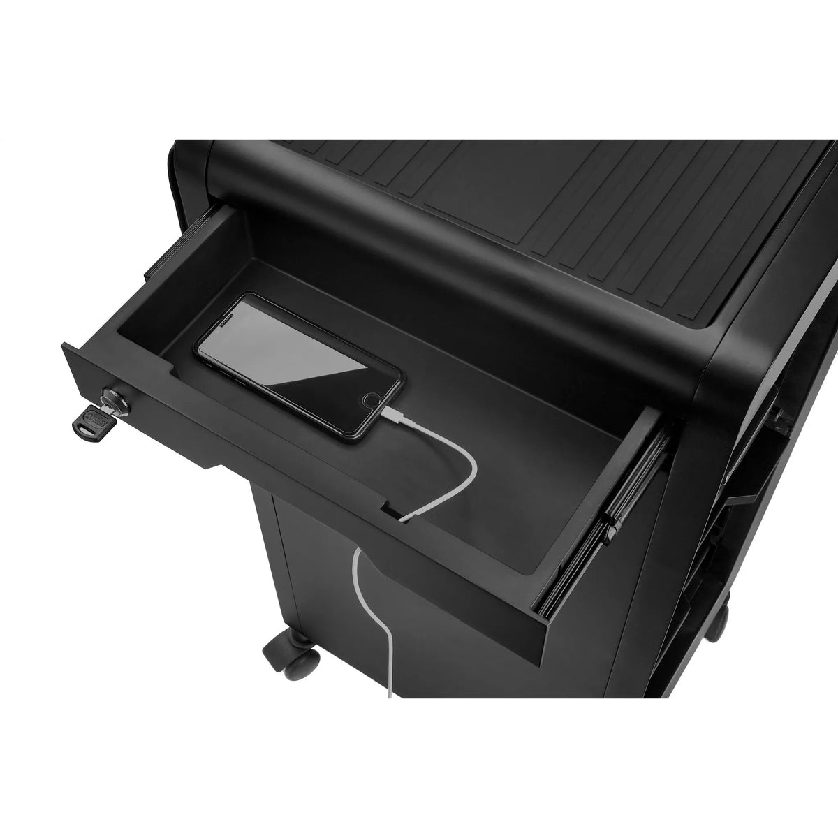 Efalock Arbeitstrolley eNobile Silber/Anthrazit