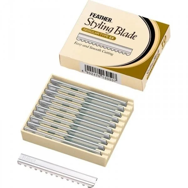 Feather Styling Blades. Paquet séparé de 10 lames