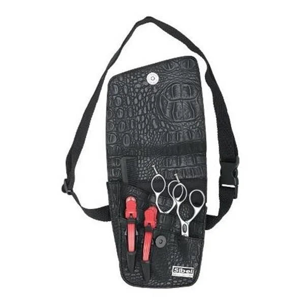 Sibel Holster Trio Crocodile pour 3 ciseaux