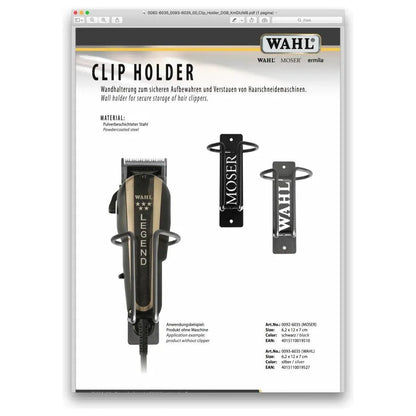 Wahl Clipper Halter Metall Chrom