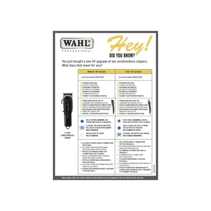 Wahl Adaptateur sans fil Super Taper/Magic Clip/Senior - 4 volts