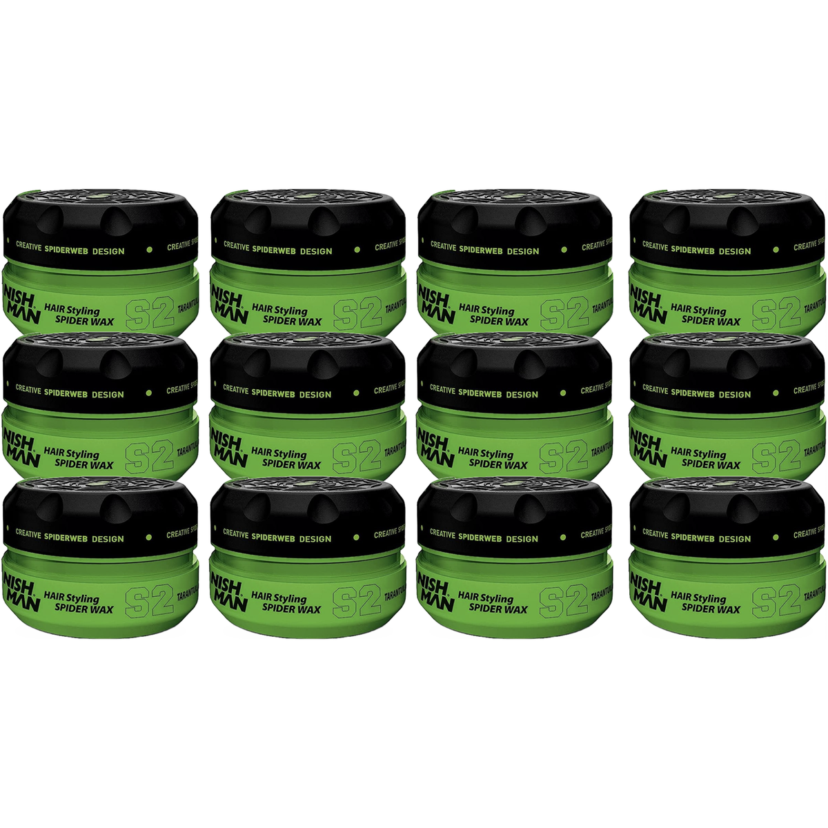 Nish Man S2 Spider Wax 150ml - 12 PIÈCES