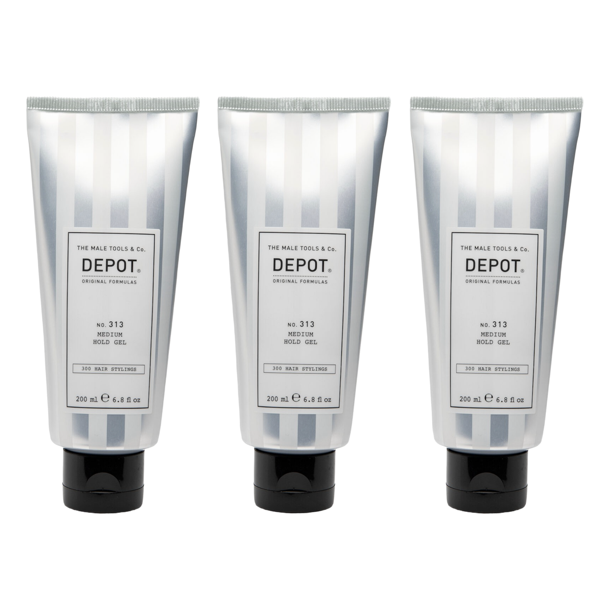 DEPOT No. 313 Gel Fixation Moyenne 200ml - 3 PIÈCES