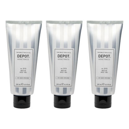 DEPOT No. 313 Gel Fixation Moyenne 200ml - 3 PIÈCES