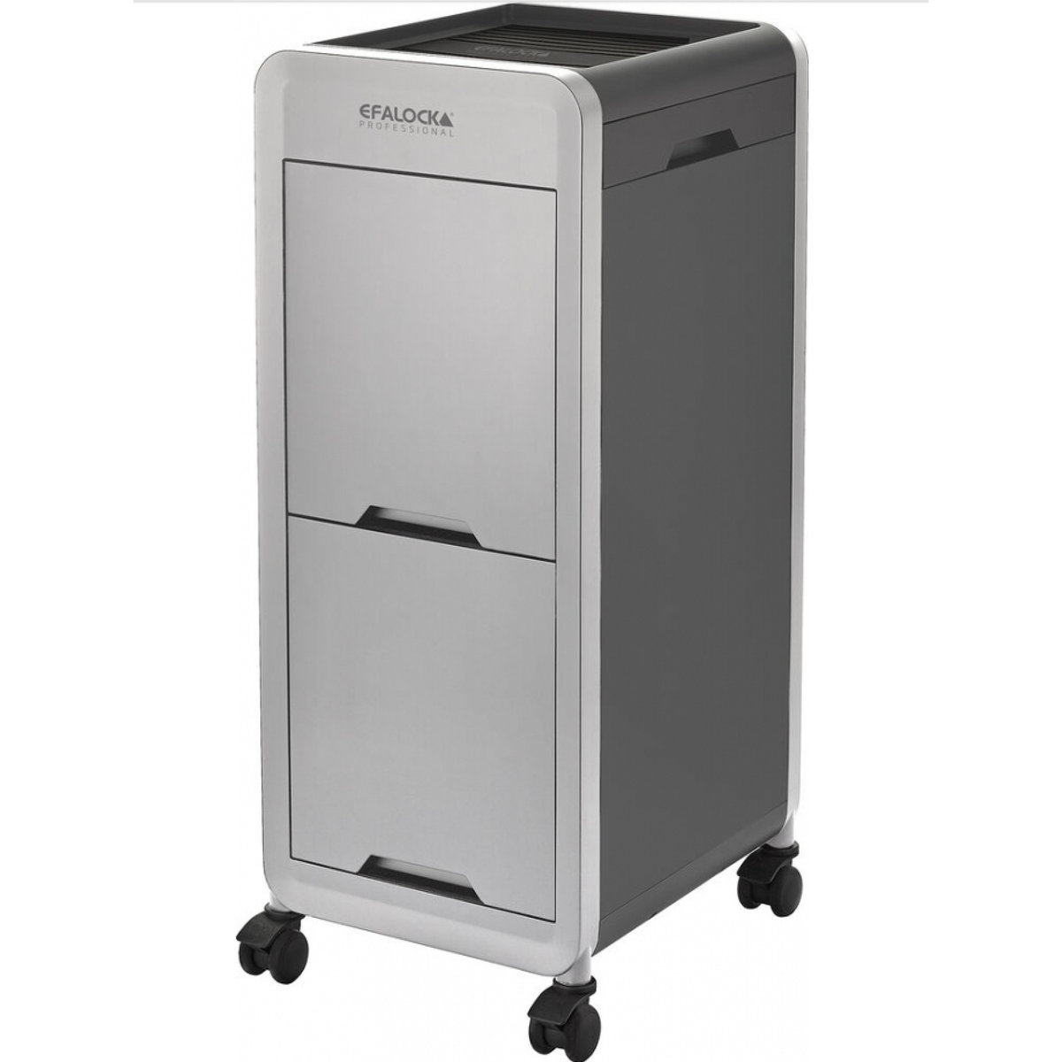 Efalock Arbeitstrolley eNobile Silber/Anthrazit