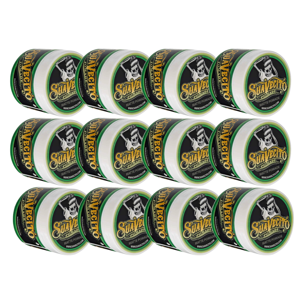 Suavecito Matte Pomade 113g - Lot de 12