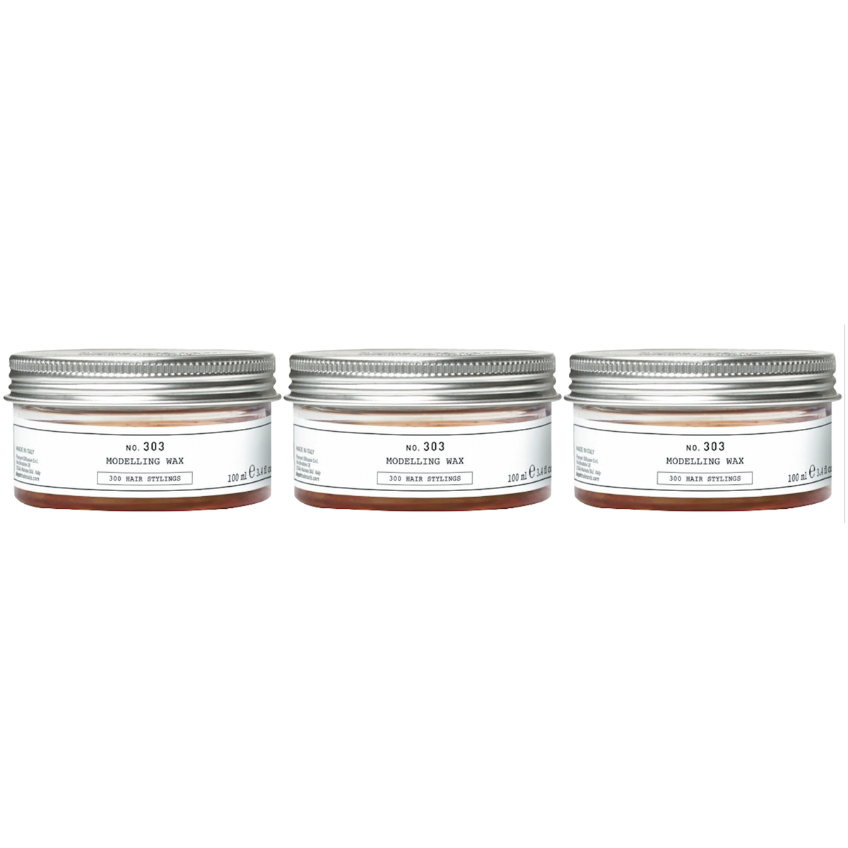DEPOT NO.303 Cire Coiffante 100ml - 3 PIÈCES