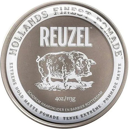 Reuzel Extreme Hold Matte Pomade 113g - 4 PIÈCES
