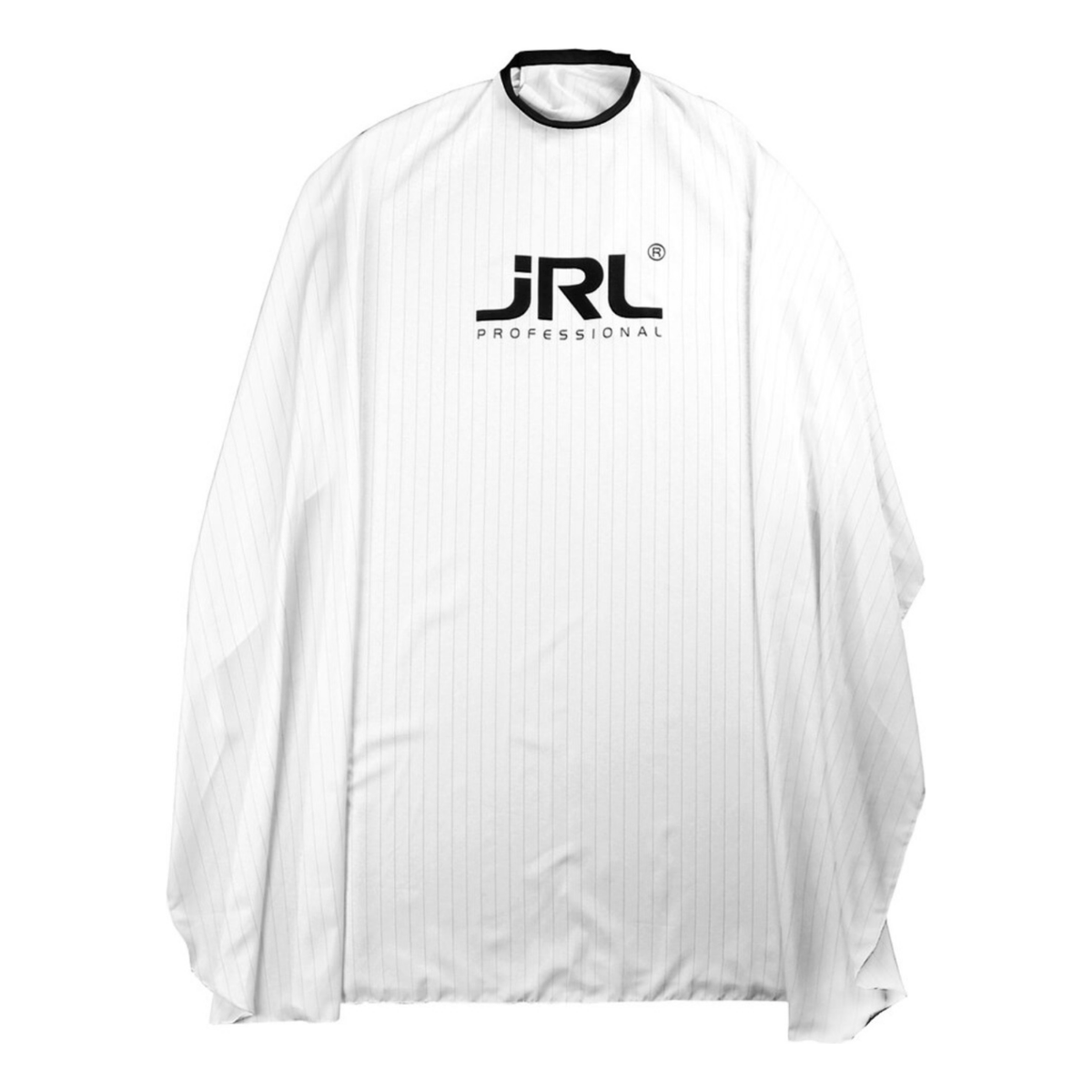 JRL Professional Cape de Coiffure Blanche Rayures Fines