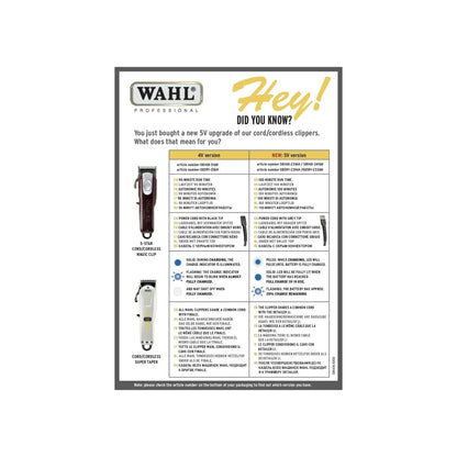 Adaptateur Wahl sans fil Super Taper/Magic Clip/Senior - 5 Volts