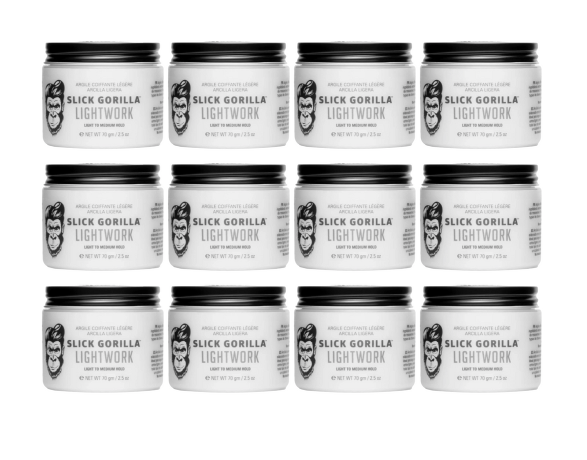 Slick Gorilla Lightwork Clay 70g - Lot de 12