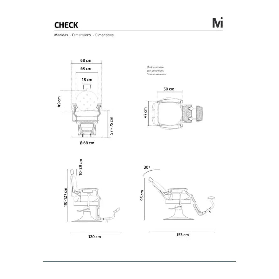 Mirplay Barberstuhl CHECK B