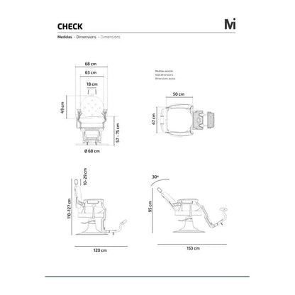 Mirplay Barberstuhl CHECK B