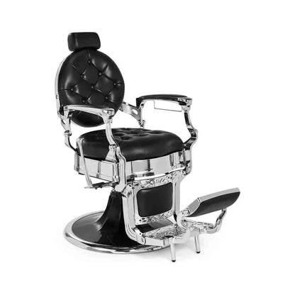 Mirplay Barberstuhl Kirk Schwarz / Chrom B