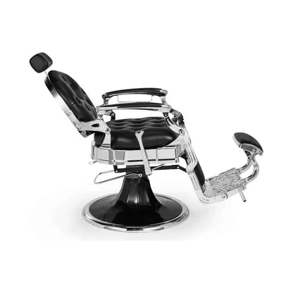 Mirplay Barberstuhl Kirk Schwarz / Chrom B
