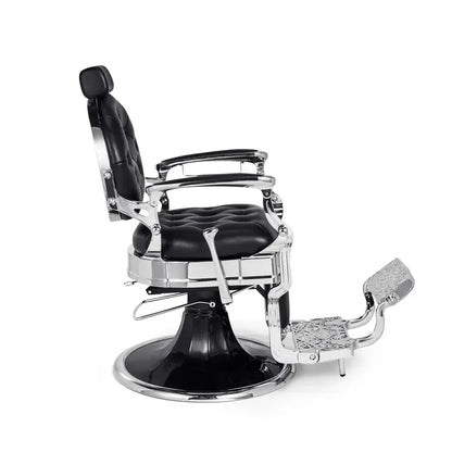 Mirplay Barberstuhl Kirk Schwarz / Chrom B