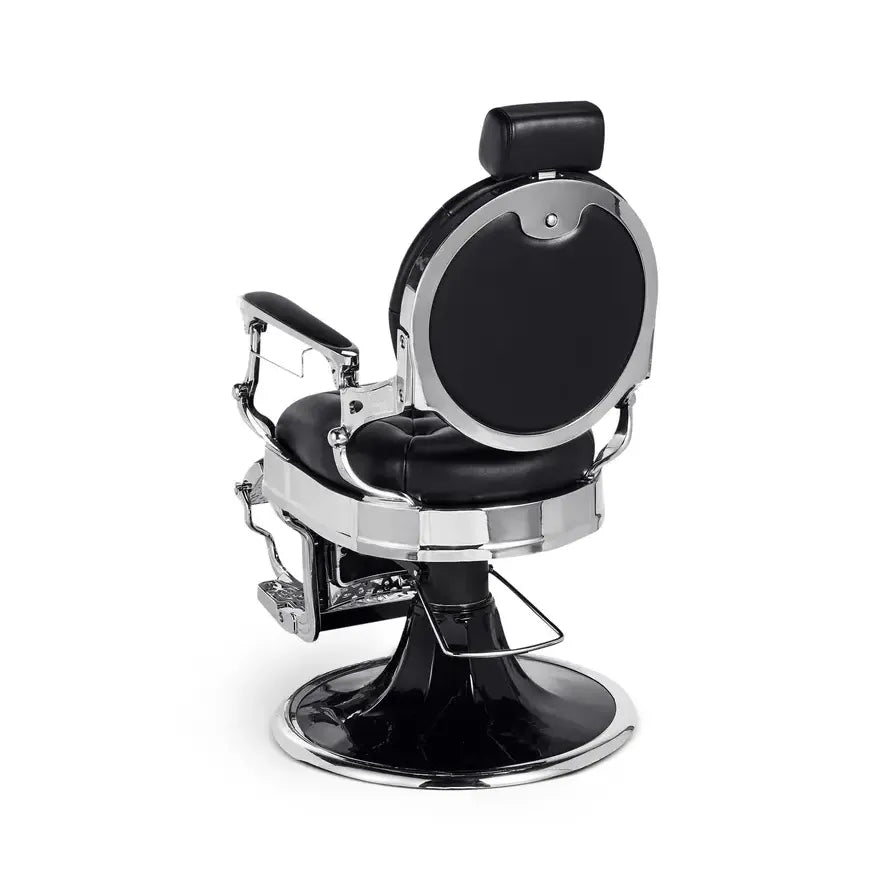 Mirplay Barberstuhl Kirk Schwarz / Chrom B