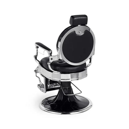 Mirplay Barberstuhl Kirk Schwarz / Chrom B