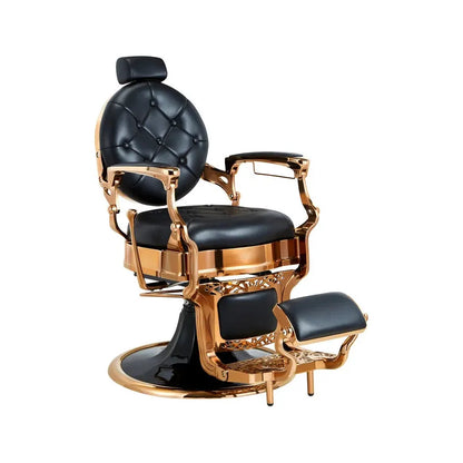 Mirplay Friseurstuhl Kirk Schwarz / Chrom RS