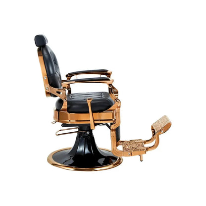 Mirplay Friseurstuhl Kirk Schwarz / Chrom RS