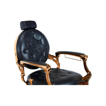 Mirplay Friseurstuhl Kirk Schwarz / Chrom RS