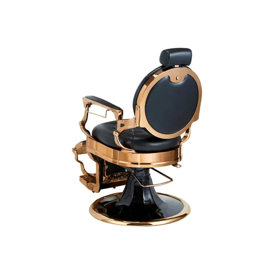 Mirplay Friseurstuhl Kirk Schwarz / Chrom RS
