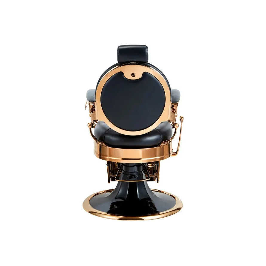 Mirplay Friseurstuhl Kirk Schwarz / Chrom RS