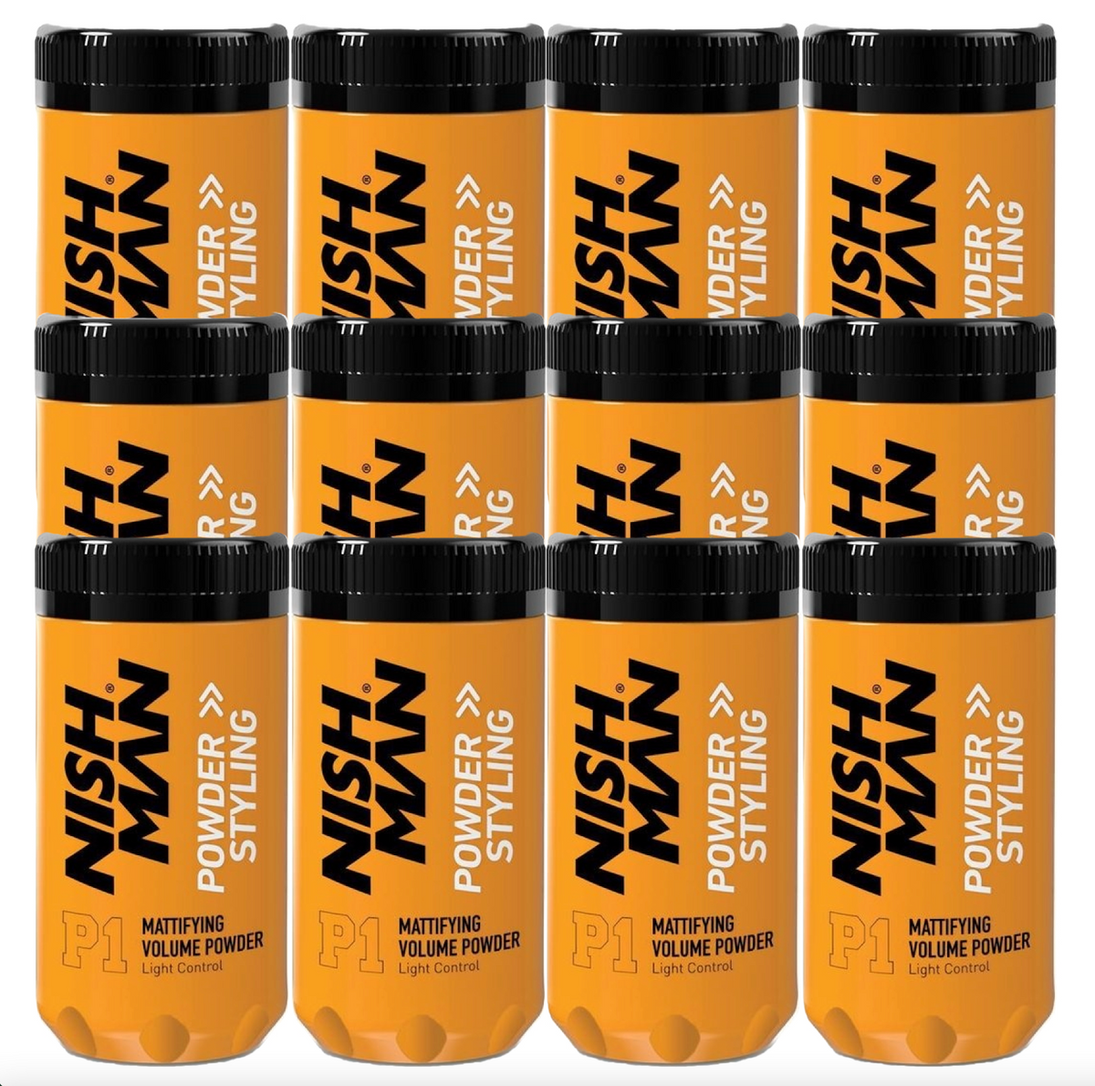 Nish Man P1 Styling Puder LIGHT CONTROL - 20g - 12er Pack