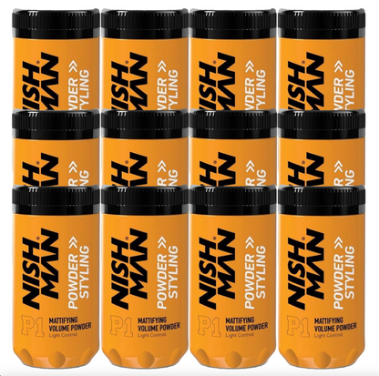Nish Man P1 Styling Puder LIGHT CONTROL - 20g - 12er Pack