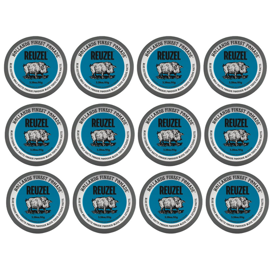 Reuzel Blue Extreme Hold Matte Pomade 95Gr. - 12 STÜCK NEU!