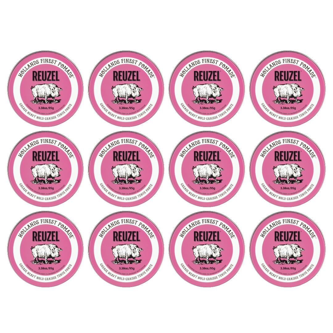 Reuzel Pommade Pink Heavy Hold 95 g Neuve. Lot de 12