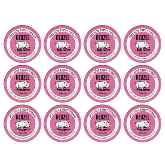 Reuzel Pomade Pink Heavy Hold 95 g Neu. 12er-Pack