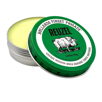 Reuzel Pommade Verte Tenue Moyenne 95gr Nouveau. Pack de 12