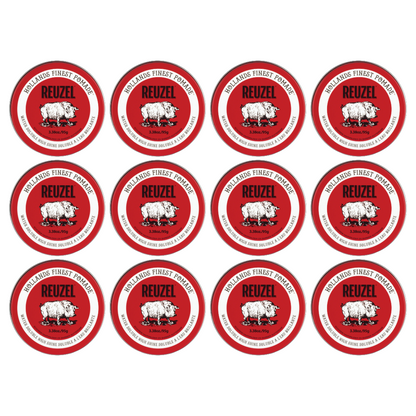 Reuzel Pomade Red High Shine 95 Gramm Neu 12er-Pack
