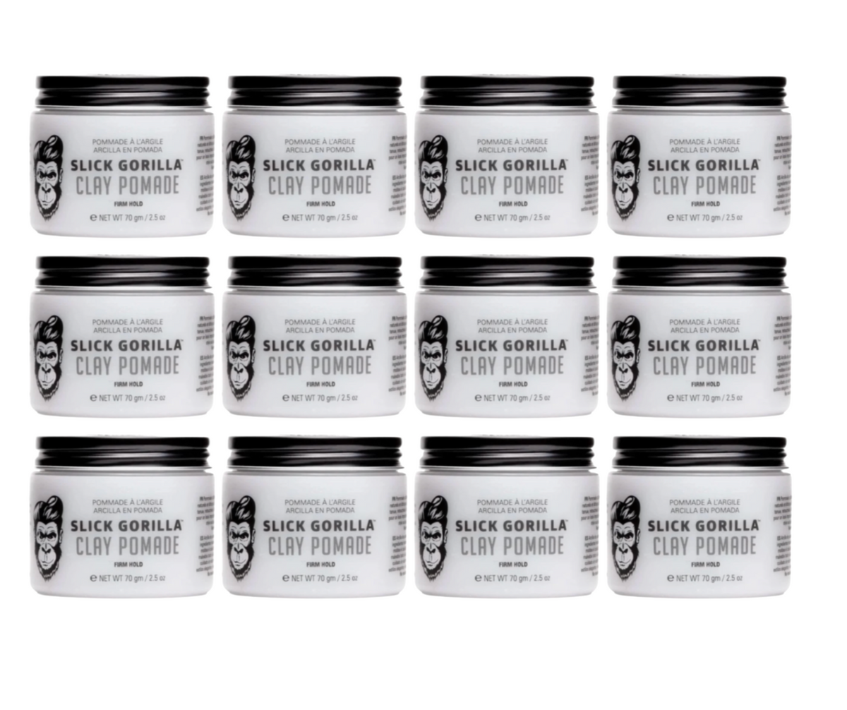Slick Gorilla Clay Pomade 70g 12er-Pack