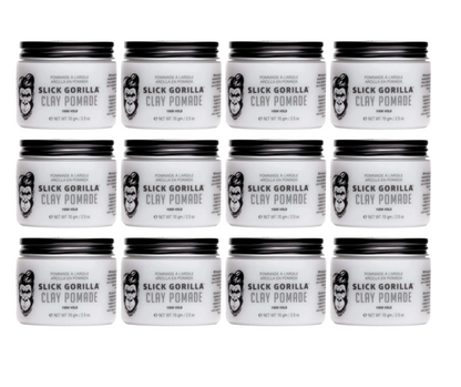 Slick Gorilla Clay Pomade 70g 12er-Pack
