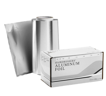 Rouleau d'aluminium lisse 100 m, argenté, lot de 12